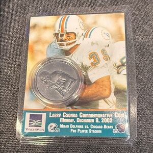 Larry Csonka Commemorative Coin
